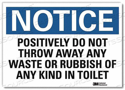 OEM#: U5-1464-RD_10X7ЗНАК ОБЪЯВЛЕНИЯ 7 X 10 ВИНИЛОВЫЙ от Lyle Signs Inc.