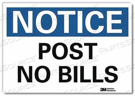 OEM#: U5-1465-RD_7X5NOTICESIGN REFLECTSELFADHVINYL 7INWX5INH от Lyle Signs Inc.