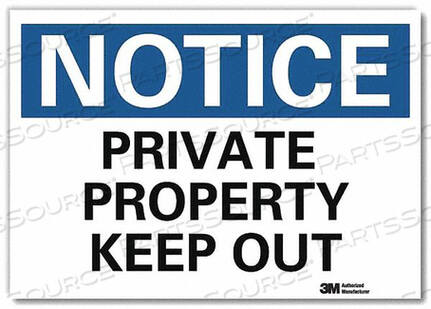 OEM#: U5-1468-RD_7X5NOTICESIGN REFLECTSELFADHVINYL 7INWX5INH от Lyle Signs Inc.