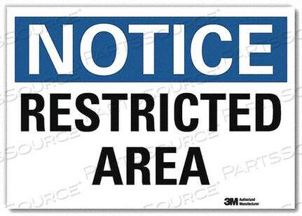 OEM#: U5-1484-RD_7X5NOTICESIGN REFLECTSELFADHVINYL 7INWX5INH от Lyle Signs Inc.