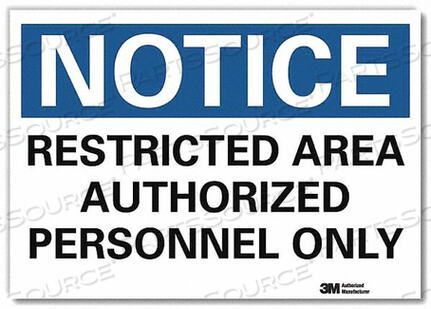 OEM#: U5-1485-RD_14X10NOTICESIGN REFLCSELFADHVINYL 14INWX10INH от Lyle Signs Inc.