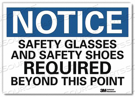 OEM#: U5-1494-RD_10X7NOTICESIGN REFLECSELFADHVINYL 10INWX7INH от Lyle Signs Inc.