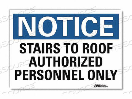 OEM#: U5-1528-RD_7X5NOTICESIGN REFLECTSELFADHVINYL 7INWX5INH от Lyle Signs Inc.