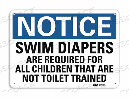 OEM#: U5-1535-NA_10X7ЗНАК УВЕДОМЛЕНИЯ 10 ШX7 В ТОЛЩИНА 0,04 от Lyle Signs Inc.