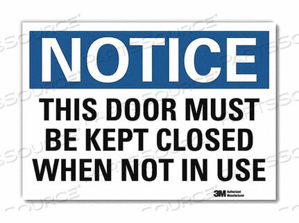 OEM#: U5-1552-RD_10X7NOTICE SIGN 7 X 10 VINYL by Lyle Signs Inc.