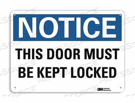 OEM#: U5-1553-NA_10X7ЗНАК УВЕДОМЛЕНИЯ 10 ШX7 В ТОЛЩИНА 0,04 от Lyle Signs Inc.