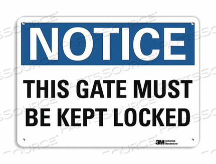 OEM#: U5-1558-NP_14X10ЗНАК ОБЪЯВЛЕНИЯ 14 Ш X 10 В ТОЛЩИНА 0,055 от Lyle Signs Inc.