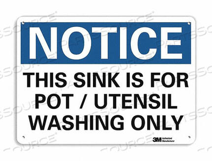 OEM#: U5-1569-NP_10X7ЗНАК ОБЪЯВЛЕНИЯ 10 Ш X 7 В ТОЛЩИНА 0,055 от Lyle Signs Inc.