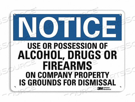 OEM#: U5-1595-RA_14X10NOTICESIGN RECYCLDREFLECALUM 14INWX10INH от Lyle Signs Inc.