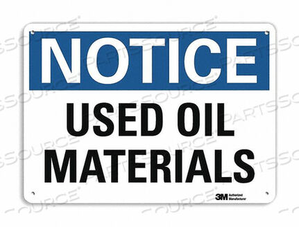 OEM#: U5-1596-RA_14X10ЗНАК ОБЪЯВЛЕНИЯ 10 X 14 АЛЮМИНИЙ от Lyle Signs Inc.