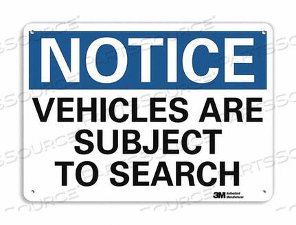 OEM#: U5-1597-RA_14X10NOTICESIGN RECYCLDREFLECALUM 14INWX10INH от Lyle Signs Inc.