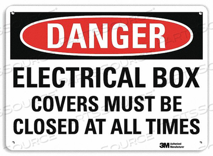 OEM#: U3-1400-NP_10X7ПЛАСТИКОВЫЙ ЗНАК ОПАСНОСТИ, 4 ОТВЕРСТИЯ, 10 X7 от Lyle Signs Inc.