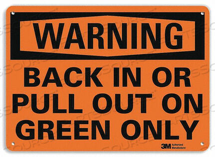 OEM#: U6-1033-NA_14X10ПРЕДУПРЕЖДАЮЩИЙ ЗНАК 14 Ш 10 В 0,040 ТОЛЩИНА от Lyle Signs Inc.