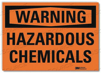 OEM#: U6-1109-RD_14X10ПРЕДУПРЕЖДАЮЩИЙ ЗНАК ОПАСНЫЕ ХИМИЧЕСКИЕ ВЕЩЕСТВА 14 ДЮЙМОВ W от Lyle Signs Inc.