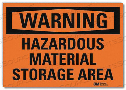 OEM#: U6-1110-RD_7X5ПРЕДУПРЕЖДАЮЩИЙ ЗНАК ЗОНА ХРАНЕНИЯ ПОВЕРХНОСТЬ 5 ДЮЙМОВ В ОТНОШЕНИИ Lyle Signs Inc.