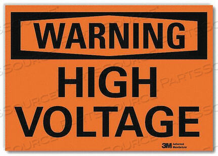 OEM#: U6-1119-RD_7X5ПРЕДУПРЕЖДАЮЩИЙ ЗНАК ВЫСОКОГО НАПРЯЖЕНИЯ ПОВЕРХНОСТЬ 5 ДЮЙМОВ H от Lyle Signs Inc.