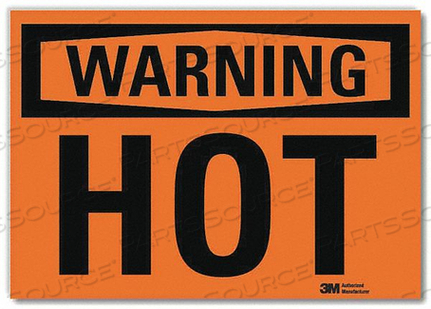 OEM#: U6-1122-RD_7X5ПРЕДУПРЕЖДАЮЩИЙ ЗНАК ЯРКО-ЧЕРНЫЙ/ОРАНЖЕВЫЙ 5 ДЮЙМОВ H от Lyle Signs Inc.