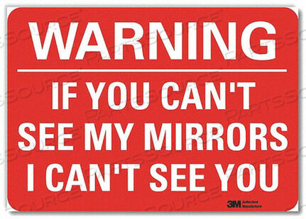 OEM#: U6-1126-RD_7X5ПРЕДУПРЕЖДАЮЩИЙ ЗНАК 5 H 7 W VINYL от Lyle Signs Inc.