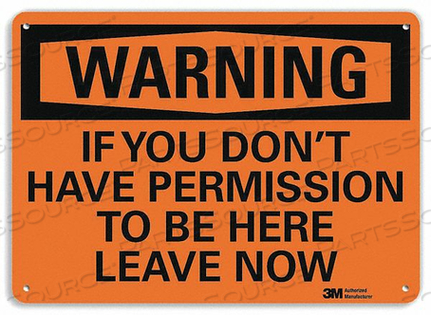 OEM#: U6-1127-RA_10X7ЗНАК ВХОДА ЧЕРНЫЙ/ОРАНЖЕВЫЙ 7 ДЮЙМОВ H от Lyle Signs Inc.