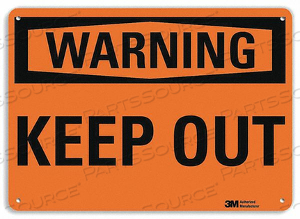 OEM#: U6-1143-NA_10X7ПРЕДУПРЕЖДАЮЩИЙ ЗНАК 10 Ш 7 В 0,040 ТОЛЩИНА от Lyle Signs Inc.