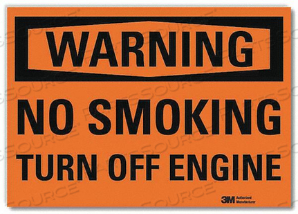 OEM#: U6-1174-RD_14X10ПРЕДУПРЕЖДАЮЩИЙ ЗНАК «КУРИТЬ ЗАПРЕЩЕНО» 10 H 14 W ВИНИЛОВЫЙ от Lyle Signs Inc.