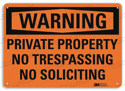 OEM#: U6-1203-NP_14X10ПРЕДУПРЕЖДАЮЩИЙ ЗНАК 14 Ш X 10 В ТОЛЩИНА 0,055 от Lyle Signs Inc.