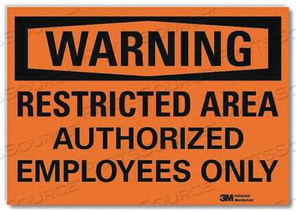 OEM#: U6-1215-RD_14X10ЗНАК ДОПУСКА ЗОНА ОГРАНИЧЕННОГО ДВИЖЕНИЯ 14 ДЮЙМОВ W от Lyle Signs Inc.