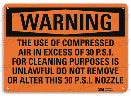 OEM#: U6-1232-NA_14X10ПРЕДУПРЕЖДАЮЩИЙ ЗНАК 14 Ш 10 В 0,040 ТОЛЩИНА от Lyle Signs Inc.