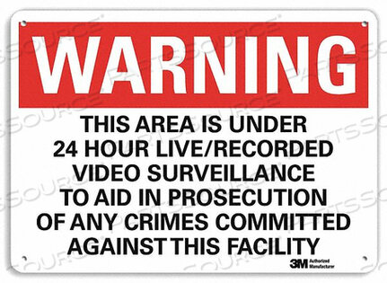 OEM#: U6-1236-NA_10X7ПРЕДУПРЕЖДАЮЩИЙ ЗНАК 10 Ш 7 В 0,040 ТОЛЩИНА от Lyle Signs Inc.