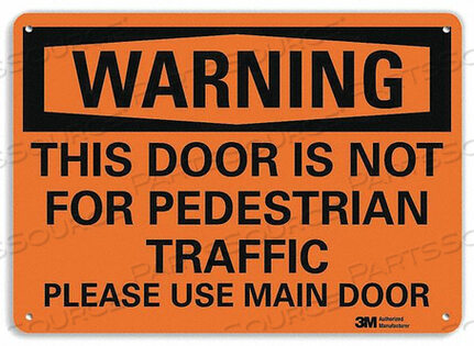 OEM#: U6-1242-NP_10X7ВХОДНОЙ ЗНАК 10 Ш X 7 В ТОЛЩИНА 0,055 от Lyle Signs Inc.