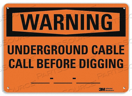 OEM#: U6-1259-NP_14X10ПРЕДУПРЕЖДАЮЩИЙ ЗНАК 14 Ш X 10 В ТОЛЩИНА 0,055 от Lyle Signs Inc.