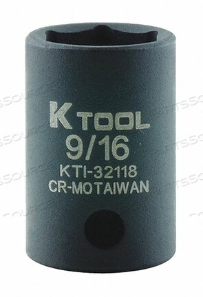 OEM#: KTI-32118УДАРНАЯ НАСАДКА SAE 9/16 ДЮЙМОВ. ШЕСТИГРАННЫЙ 1-3/16 ДЮЙМОВ от KTI