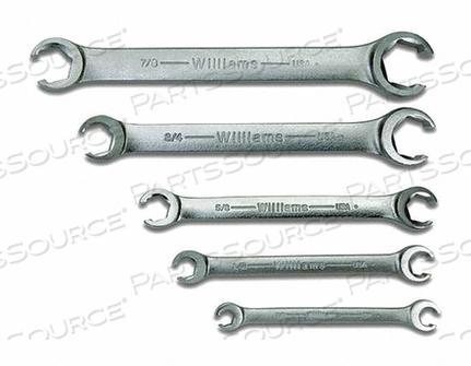 OEM#: WS-14WS-14 НАБОР ГАЕЧНЫХ КЛЮЧЕЙ WILLIAMS FLARE. 5 шт. от Snap-on Incorporated