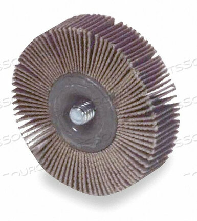 OEM#: 63642502654FLAP WHEEL AO 2-1/2X1X1/4-20 SHANK 60G by Norton | Saint-Gobain Abrasives