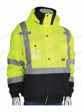 КУРТКА С ЧЕРНОЙ ОТДЕЛКОЙ КОРПУСА И МАНЖЕТ