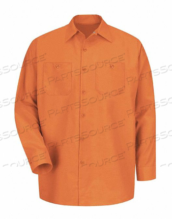 OEM#: SP14OR RG XXLRED KAP МУЖСКАЯ ПРОМЫШЛЕННАЯ РАБОЧАЯ РУБАШКА С ДЛИННЫМ РУКАВОМ ОРАНЖЕВАЯ СТАНДАРТНАЯ-2XL SP14 от VF Imagewear, Inc.