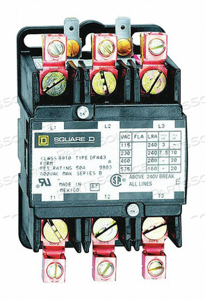 OEM#: 8910DPA43V02Y244КОНТАКТОР 600 В ПЕРЕМЕННОГО ТОКА 40 АМП DPA + ОПЦИИ от Square D