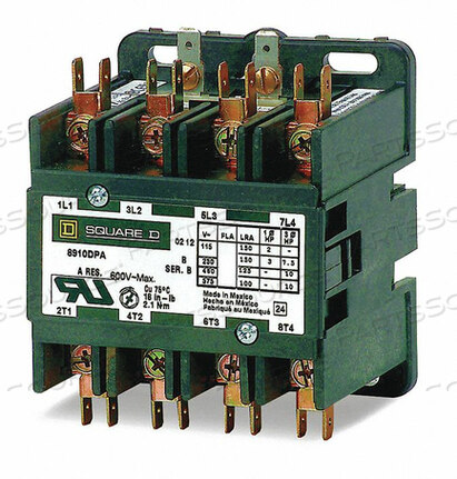 OEM#: 8910DPA34V02Y392КОНТАКТОР 600 В переменного тока 30 А DPA + ОПЦИИ от Square D