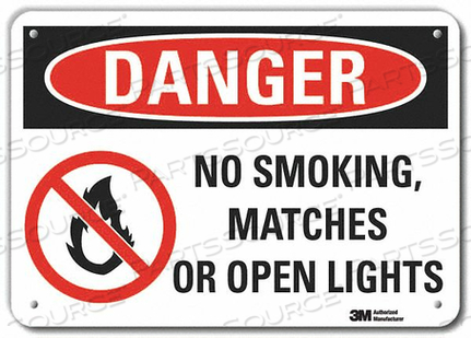 ЗНАК «КУРИТЬ ЗАПРЕЩЕНО» УГЛОВЫЕ ОТВЕРСТИЯ 7 ДЮЙМОВ H