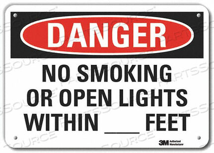 OEM#: LCU4-0587-RA_10X7ЗНАК «КУРИТЬ ЗАПРЕЩЕНО», ЧЕРНЫЙ/КРАСНЫЙ НА БЕЛОМ, 10 ДЮЙМОВ, Lyle Signs Inc.