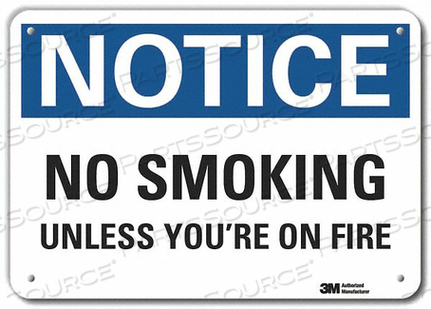 ЗНАК «КУРИТЬ ЗАПРЕЩЕНО» ЧЕРНЫЙ/СИНИЙ НА БЕЛОМ 10 ДЮЙМОВ