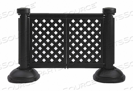 OEM#: US960117СТОЛБ И ОСНОВАНИЕ ДЛЯ ЗАБОРА ЧЕРНЫЕ 3 ФУТА H от Grosfillex