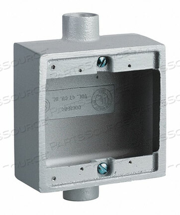 OEM#: 2FDC-2MDEVICE BOX 3/4 HUB 50.0 CU IN CAPACITY от Hubbell Power Systems