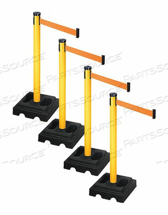 OEM#: PSBA302PYW-ORBARRIER SYSTEMS POST ЖЕЛТЫЙ 10-ФУТОВЫЙ ЛЕНТА от VISIONTRON Corp.