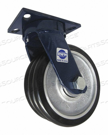 OEM#: 75-SWE-0830-S-SL-CWB-CRN75DKINGPINLESS PLATE CASTER SWIVEL 3850 LB. by RWM