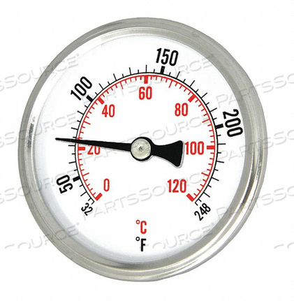 BIMETAL 2- 1/2 30/240 DEGF/C 1-1/2 STEM