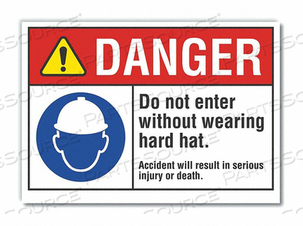 ЗНАК ОПАСНОСТИ 7 Ш X 5 В ТОЛЩИНА 0,001