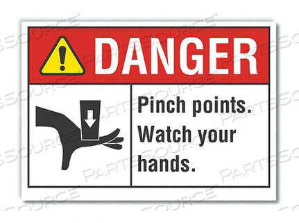 OEM#: LCU4-0165-RD_14X10DANGER SIGN 14 W X 10 H 0.001 THICK by Lyle Signs Inc.