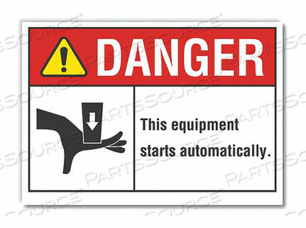 OEM#: LCU4-0166-ND_14X10ЗНАК ОПАСНОСТИ 14 Ш X 10 В ТОЛЩИНА 0,001 от Lyle Signs Inc.
