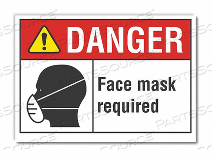 ЗНАК ОПАСНОСТИ 10 Ш X 7 В 0,001 ТОЛЩИНА